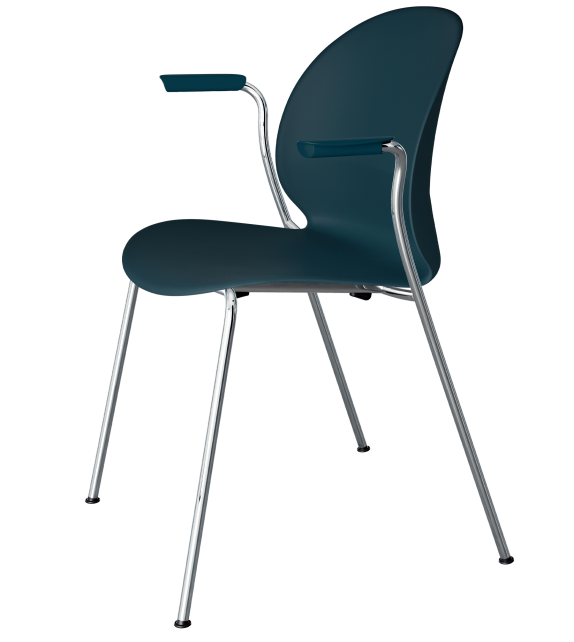 N02™ Recycle Fritz Hansen Chair With Armrests - Milia Shop