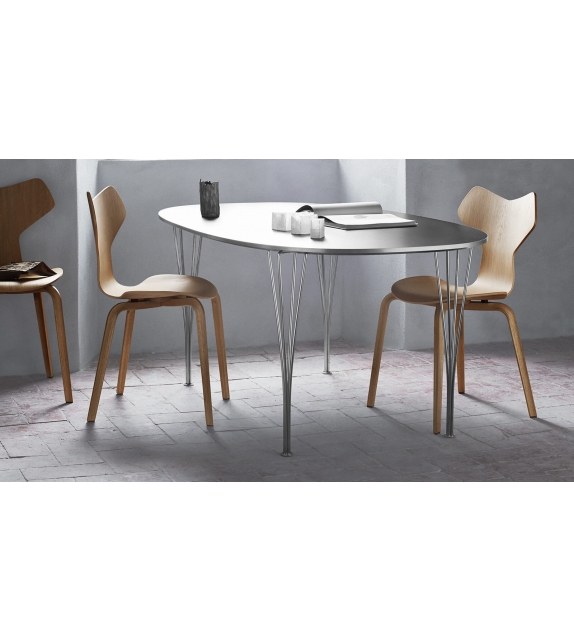 Grand Prix Silla con Patas de Madera Fritz Hansen