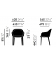 Softshell Chair Vitra Stuhl mit Vierbein-Untergestell