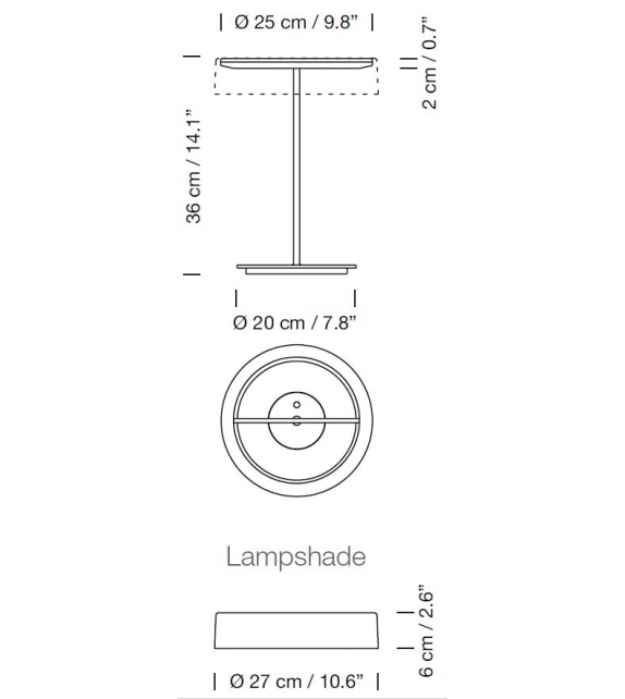 Sin S Santa&Cole Table Lamp