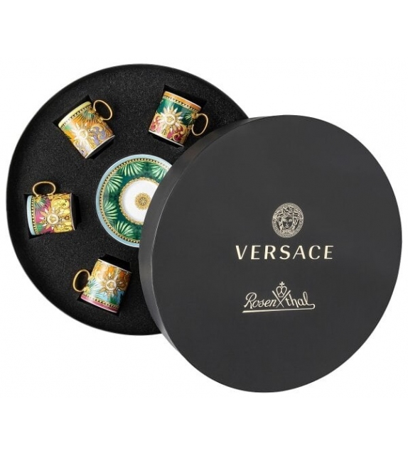 Jungle Animalier Rosenthal Versace Set of 6 Espresso