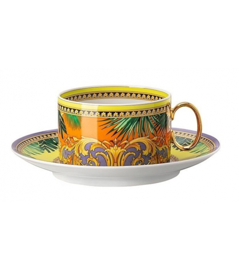 Jungle Animalier Yellow Rosenthal Versace Taza de Té