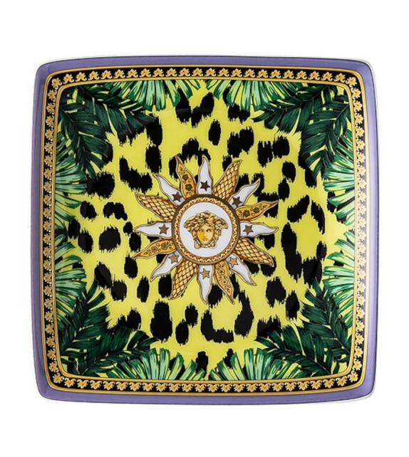 Jungle Animalier Rosenthal Versace Cuenco Cuadrado Plano