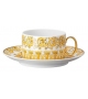 Medusa Rhapsody Rosenthal Versace Low Tea Cup & Saucer