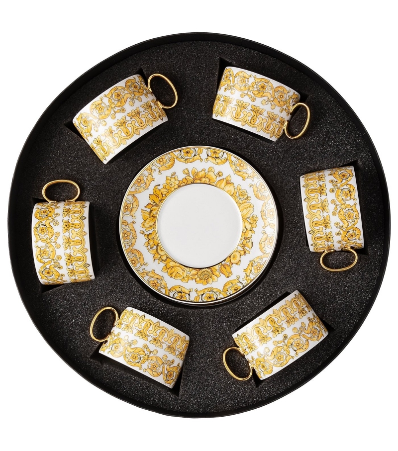 Medusa Rhapsody Rosenthal Versace Set 6 Teetassen