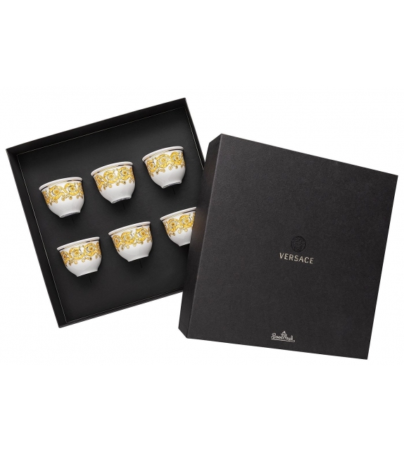 Medusa Rhapsody Rosenthal Versace Set 6 Becher Klein ohne Henkel