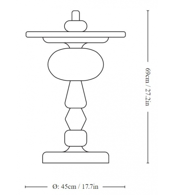 Shuffle Table &Tradition Couchtisch