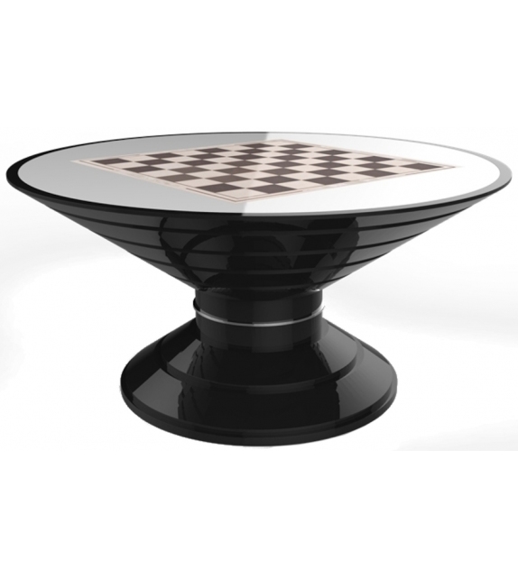 Round Game Vismara Chess Table