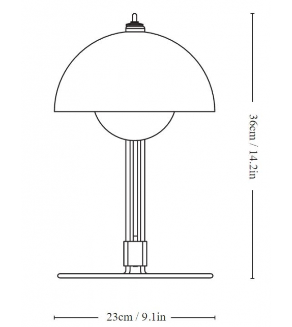 Flowerpot VP4 &Tradition Suspension