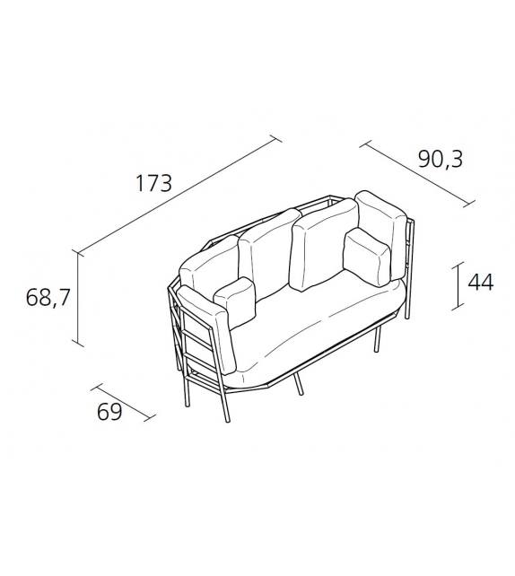 Dehors - 372 sofa