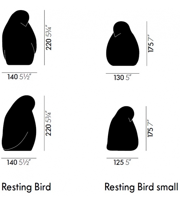 Resting Bird Vitra Scultura