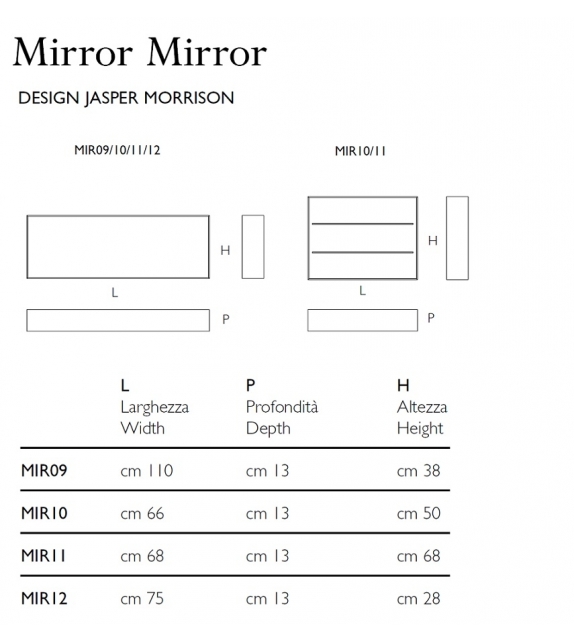 Mirror Mirror Glas Italia