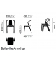 Belleville Armchair Plastic Vitra