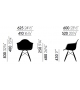 Eames Fiberglass Armchair DAR Vitra Fauteuil