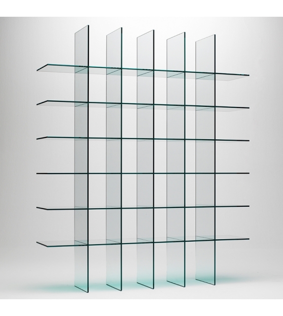 Glass Shelves 1 (1976) Bücherregal Glas Italia