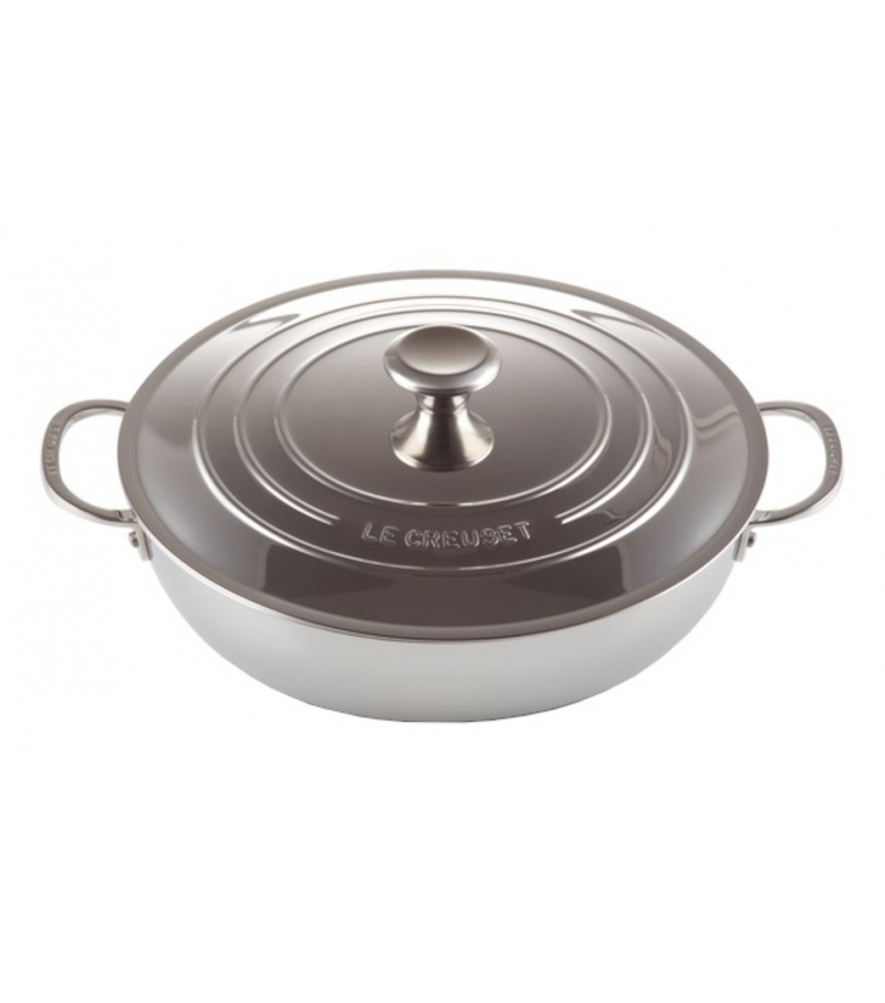 Tegame Basso con Coperchio 30 Le Creuset Kasserolle