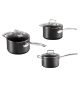 Batteria 3 Casseruole con Manico Lungo Maniglia e Coperchio Le Creuset Kasserolle