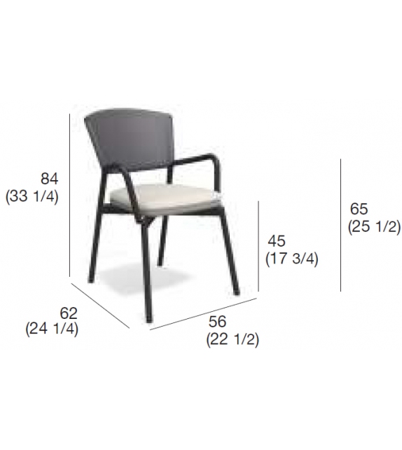 Piper 021 Roda Small Armchair