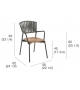 Piper 121 Roda Small Armchair