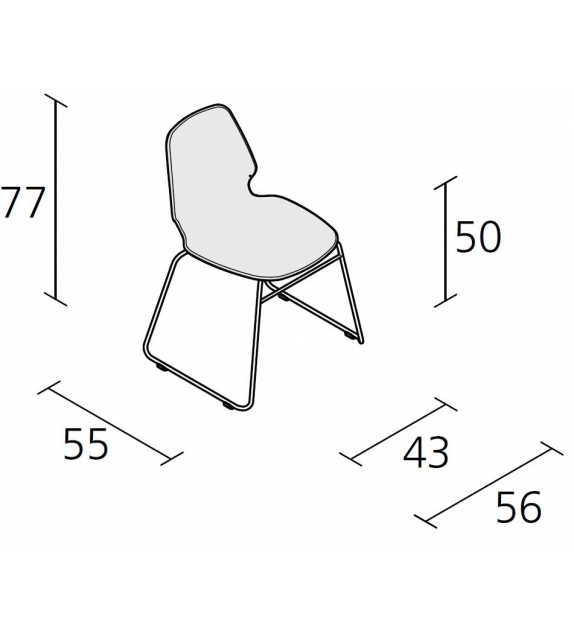 Tindari Chair - 517 Alias Chaise