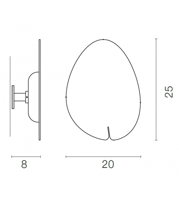 Lucciola Martinelli Luce Wall Lamp