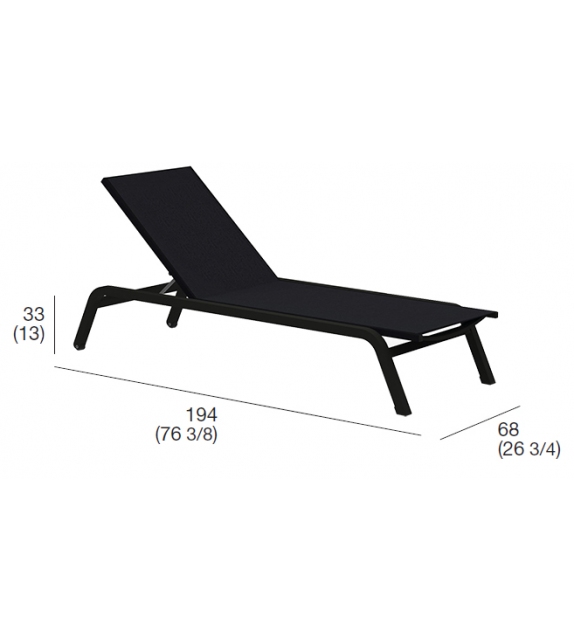 Surfer Roda Sunlounger