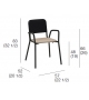 Guest Roda Small Armchair