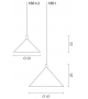 Cono Martinelli Luce Lampada a Sospensione