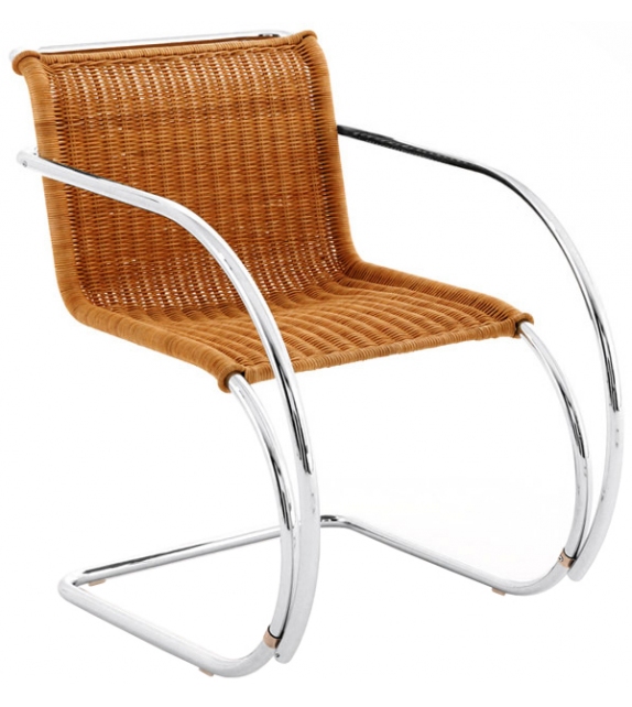 MR Rattan Knoll Chaise