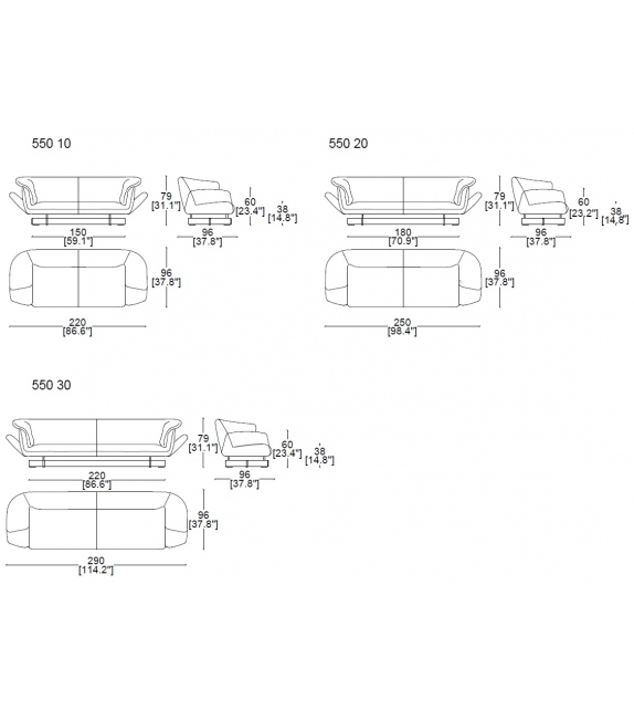 Beam Sofa System Cassina Canapé