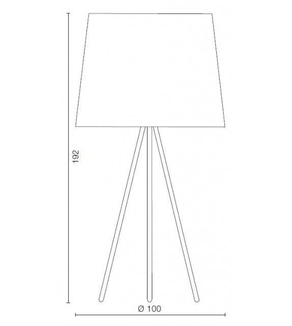 Eva XG Martinelli Luce Lampada da Terra