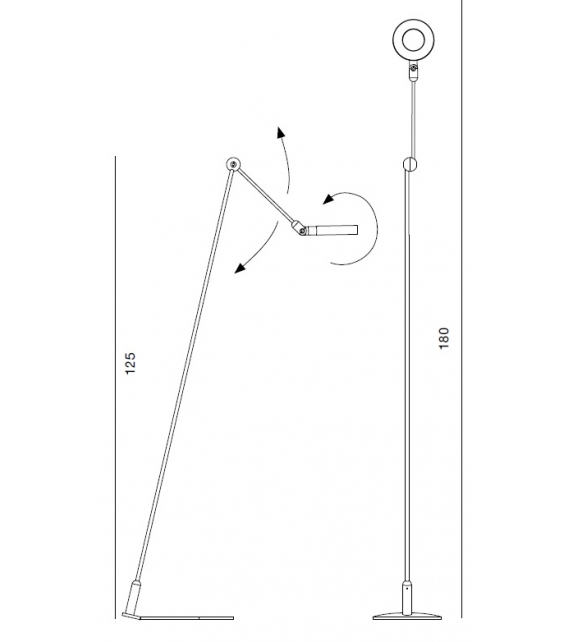 Amica Da Terra Martinelli Luce Floor Lamp