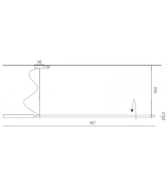 Colibrì 2087 Martinelli Luce Pendant Lamp