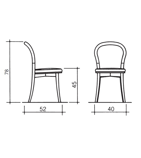 501 GÖTEBORG 1 Chair Cassina