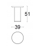 381 Torei Mesita Baja Redonda Cassina