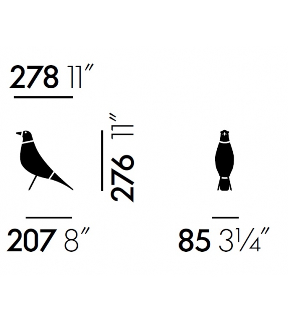 Pronta consegna - Eames House Bird Oggetto Vitra