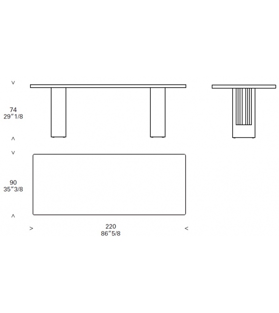 Delfi Table Cassina