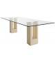 Delfi Cassina Table with Glass Top