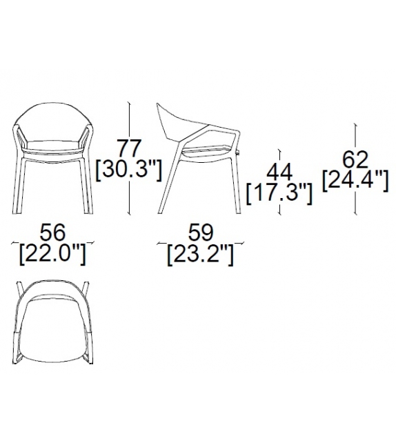 570 Gender Cassina Sillón