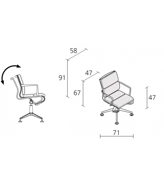 Meetingframe+ TILT Soft - 429 Alias Sedia