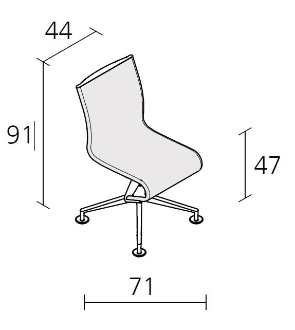 Meetingframe+ 466 Alias Chaise