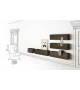 Tredi 1 Minotti Italia Wall Unit