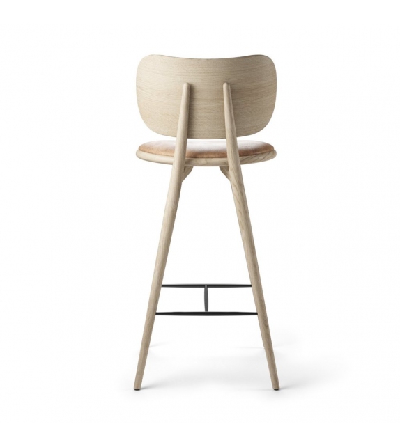 High Stool Backrest Mater Tabouret