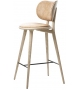 High Stool Backrest Mater Sgabello