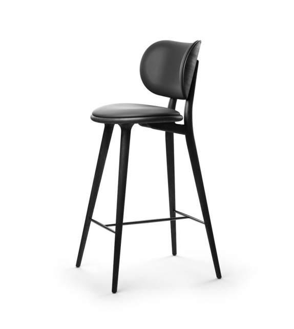 High Stool Backrest Mater Tabouret