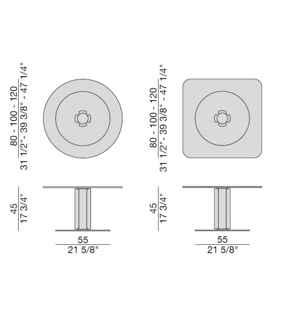 Quadrifoglio Porada Coffee Table