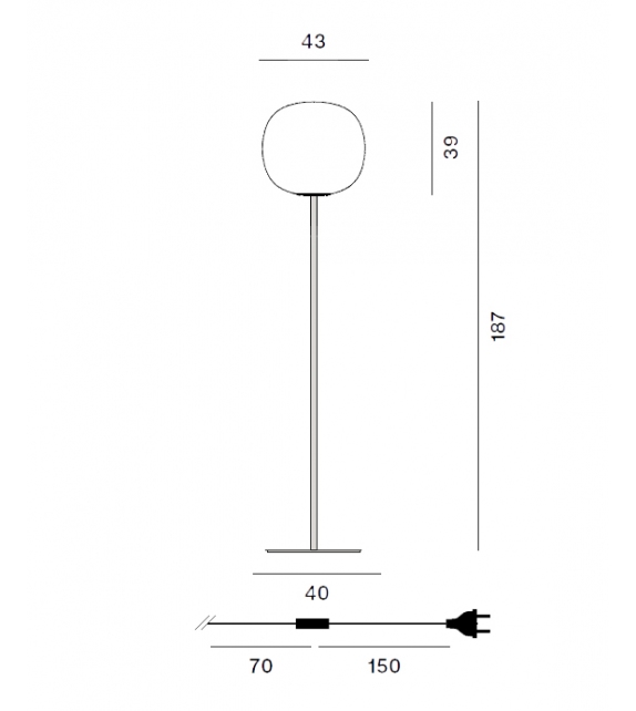 Gem Foscarini Stehleuchte