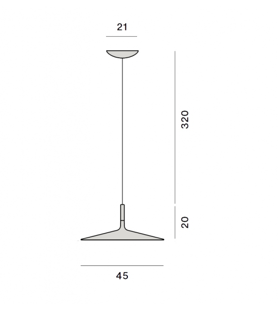 Aplomb Large Foscarini Lampada a Sospensione