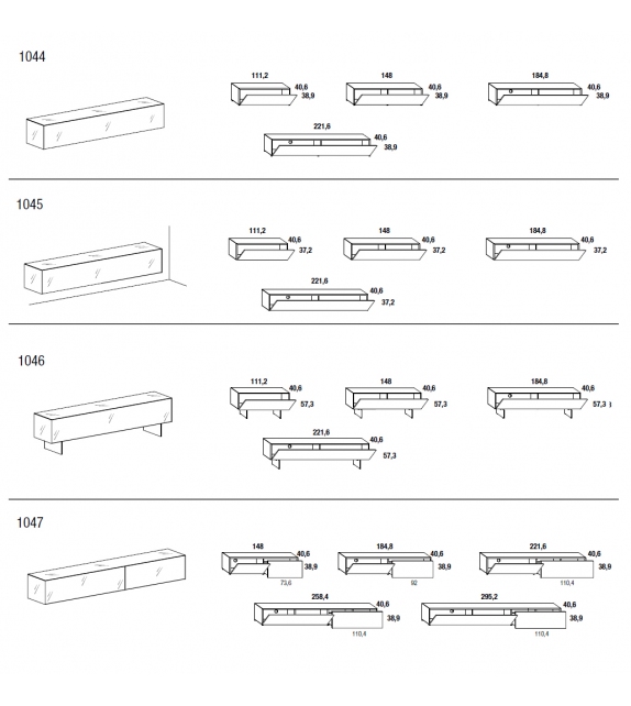 Materia Lago TV Unit