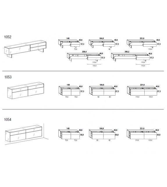 Materia Lago TV Unit